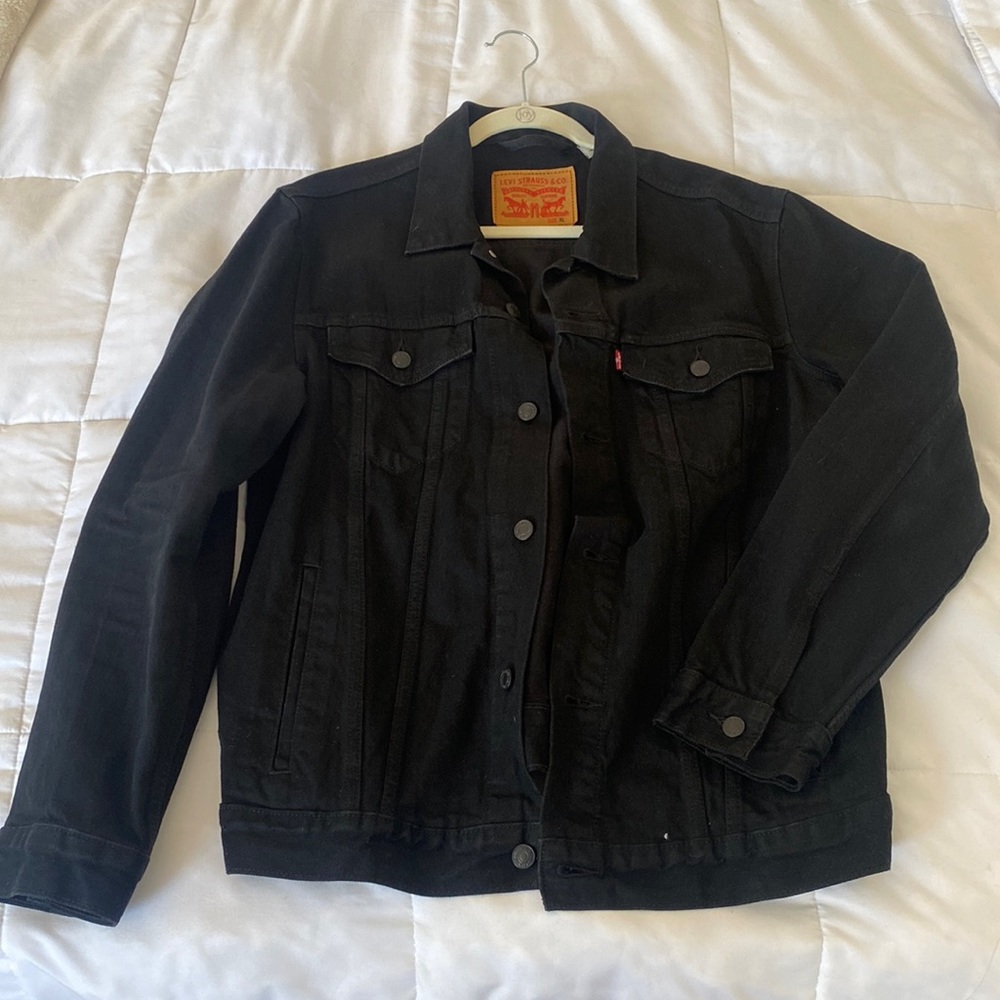 Levi’s trucker jean jacket in black